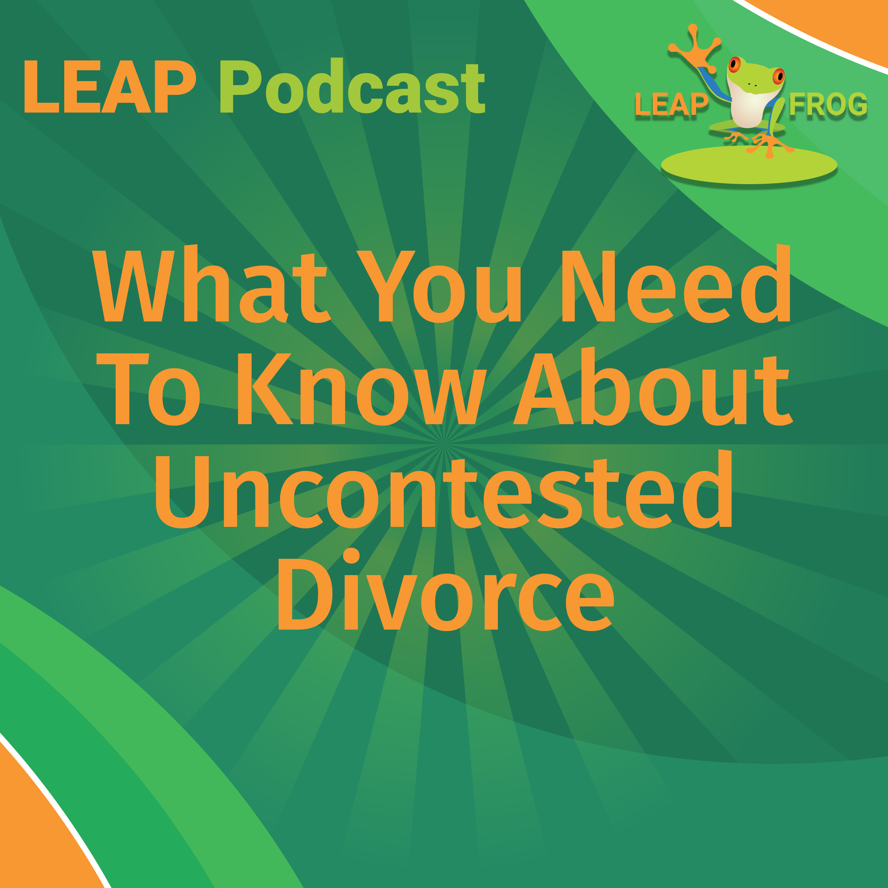 what you need to know about uncontested divorce LEAP Podcast cover art