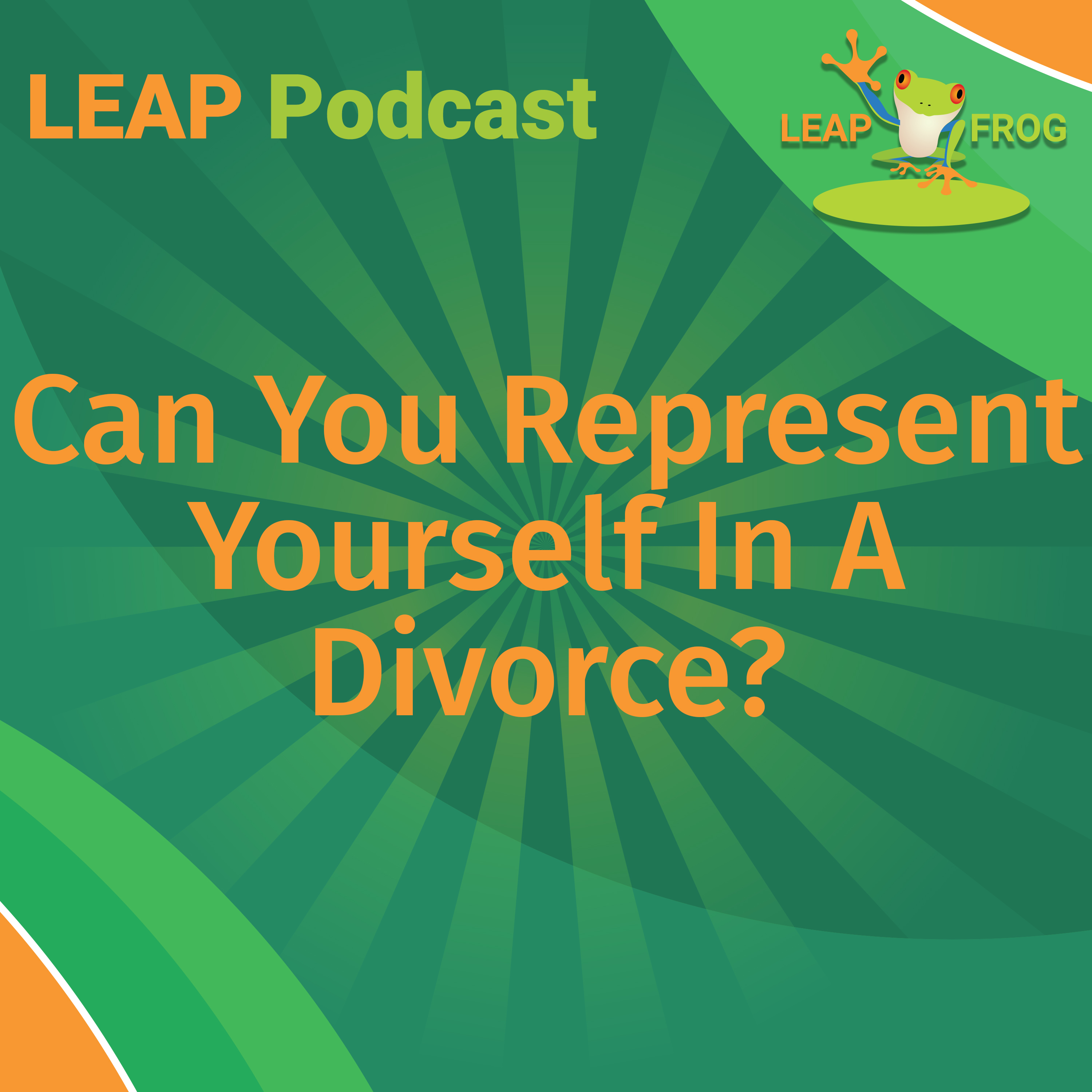 LEAP Podcast Can You Represent Yourself In A Divorce episode cover art