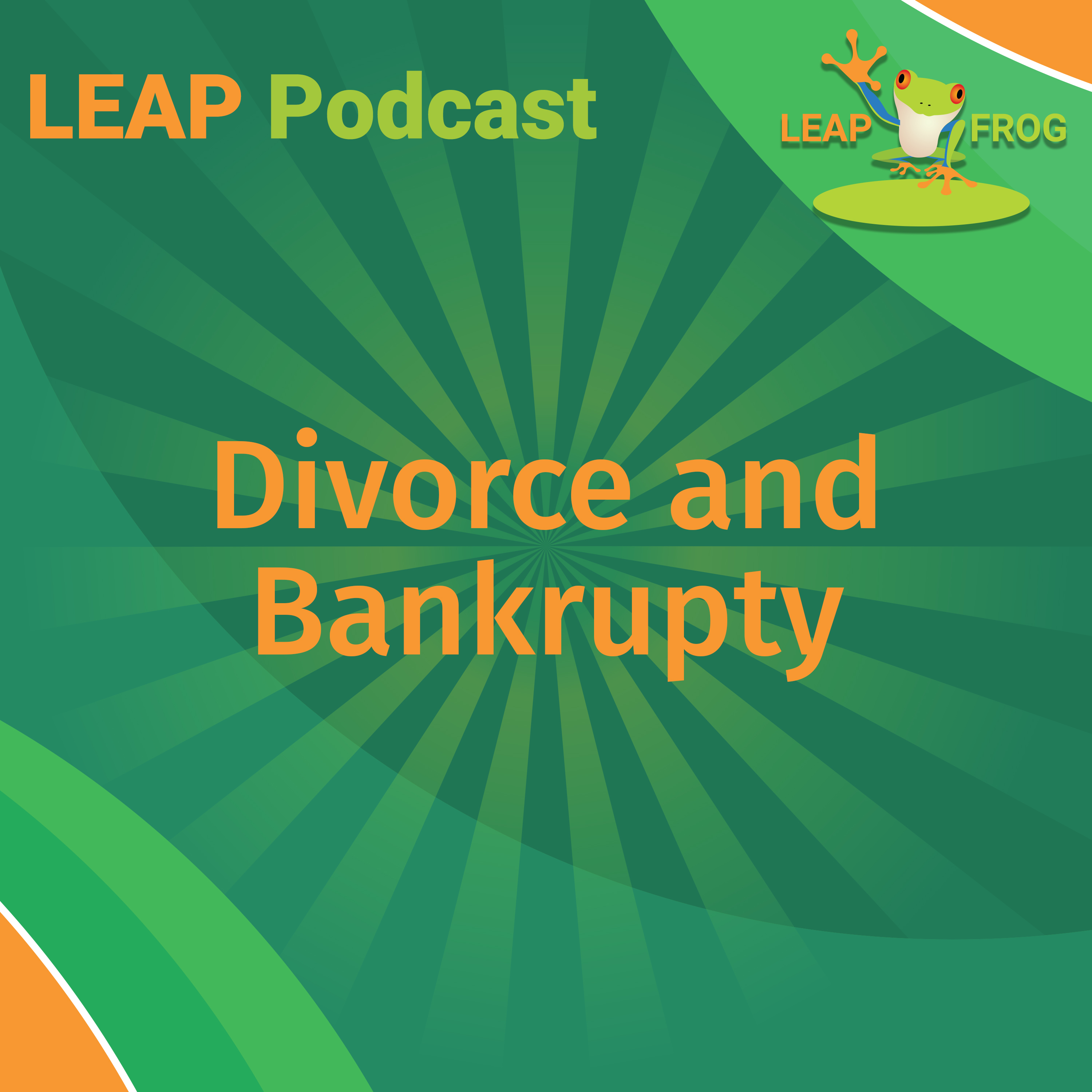 Divorce and Bankrupty LEAP podcast episode cover art