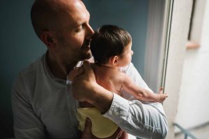 dad and baby