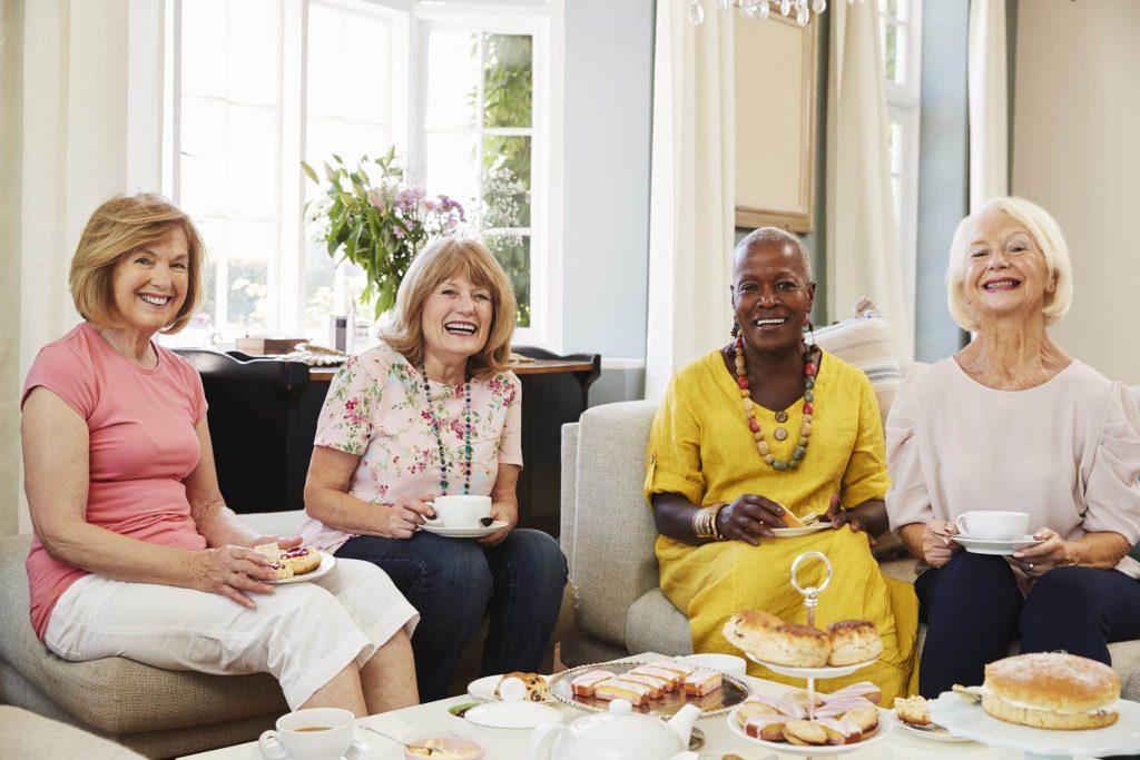 group of senior women